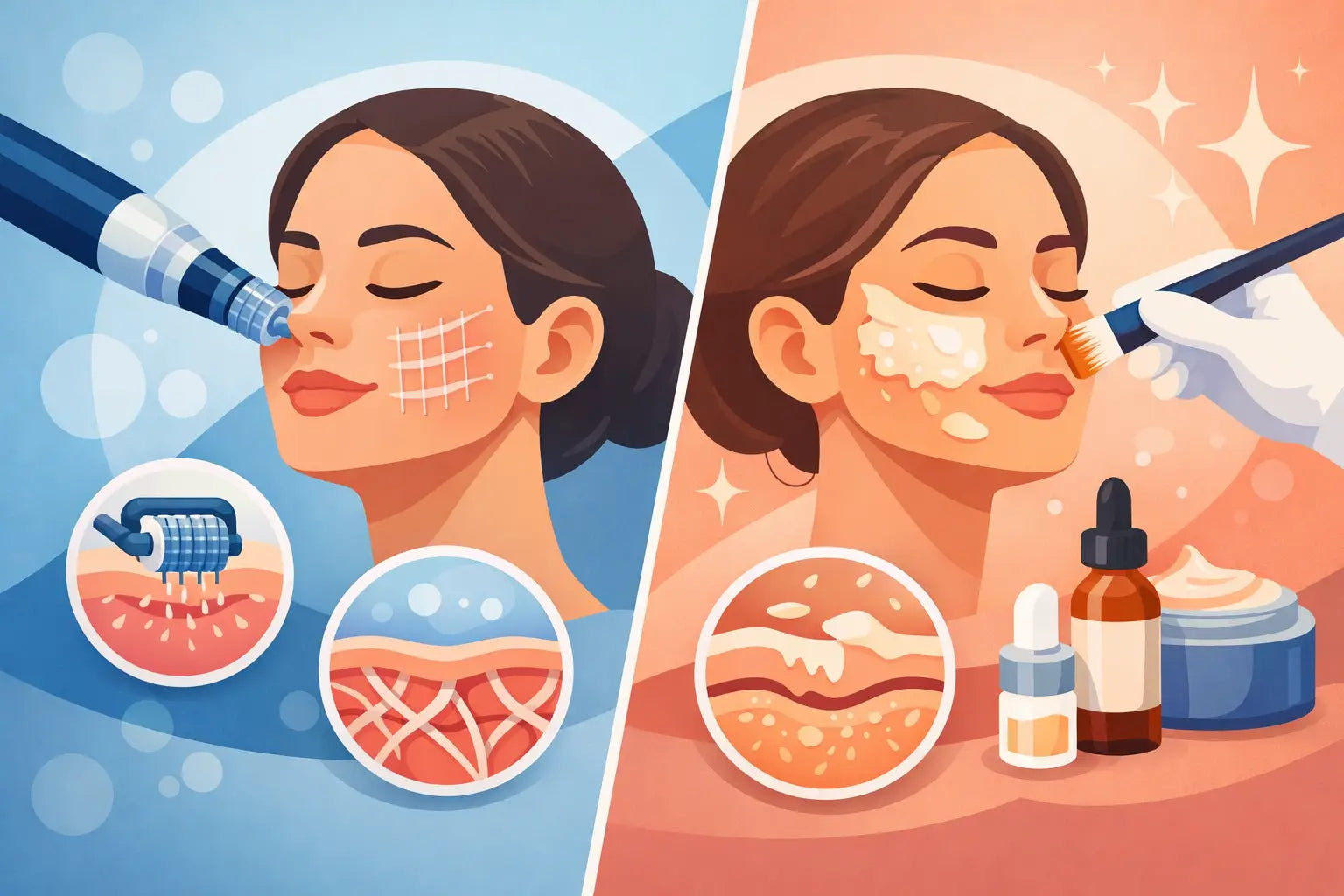 Microneedling vs Chemical Peel: Which Works?