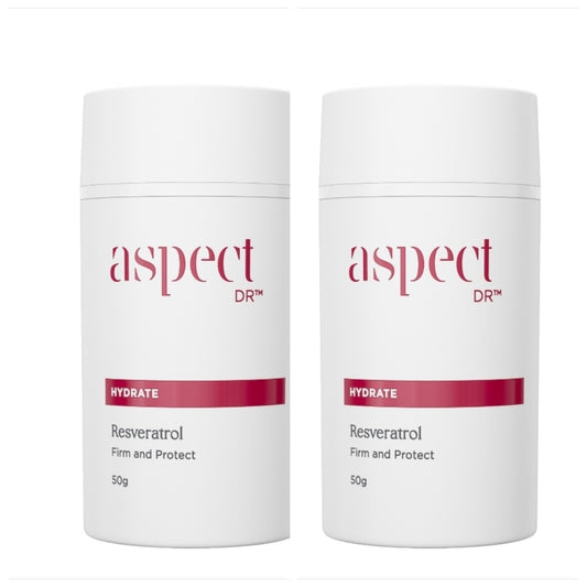 Aspect Dr moisturiser 50g (Twin Pack) Aspect Dr Resveratrol Moisturiser