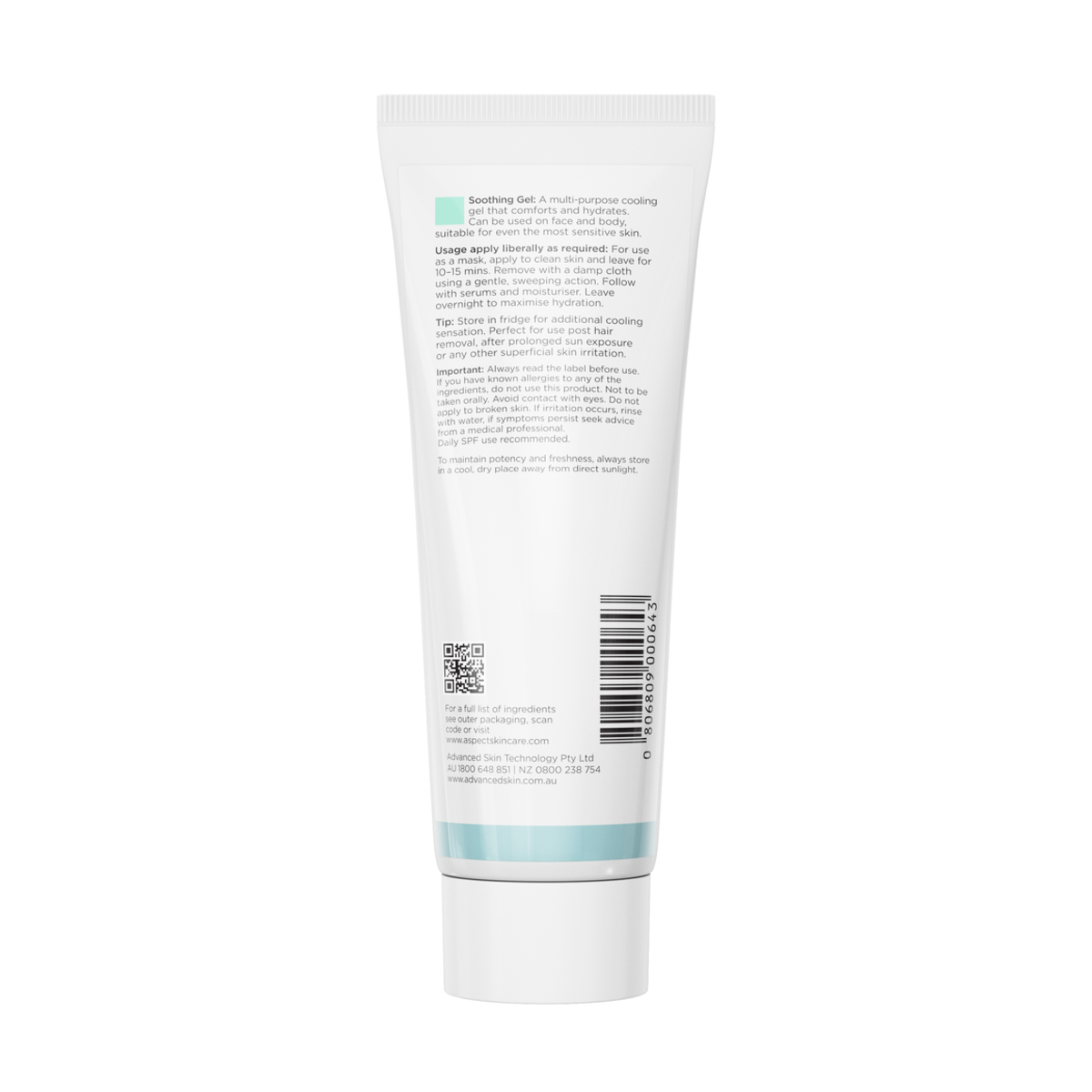 Aspect Skin Care Aspect Soothing Gel 118g
