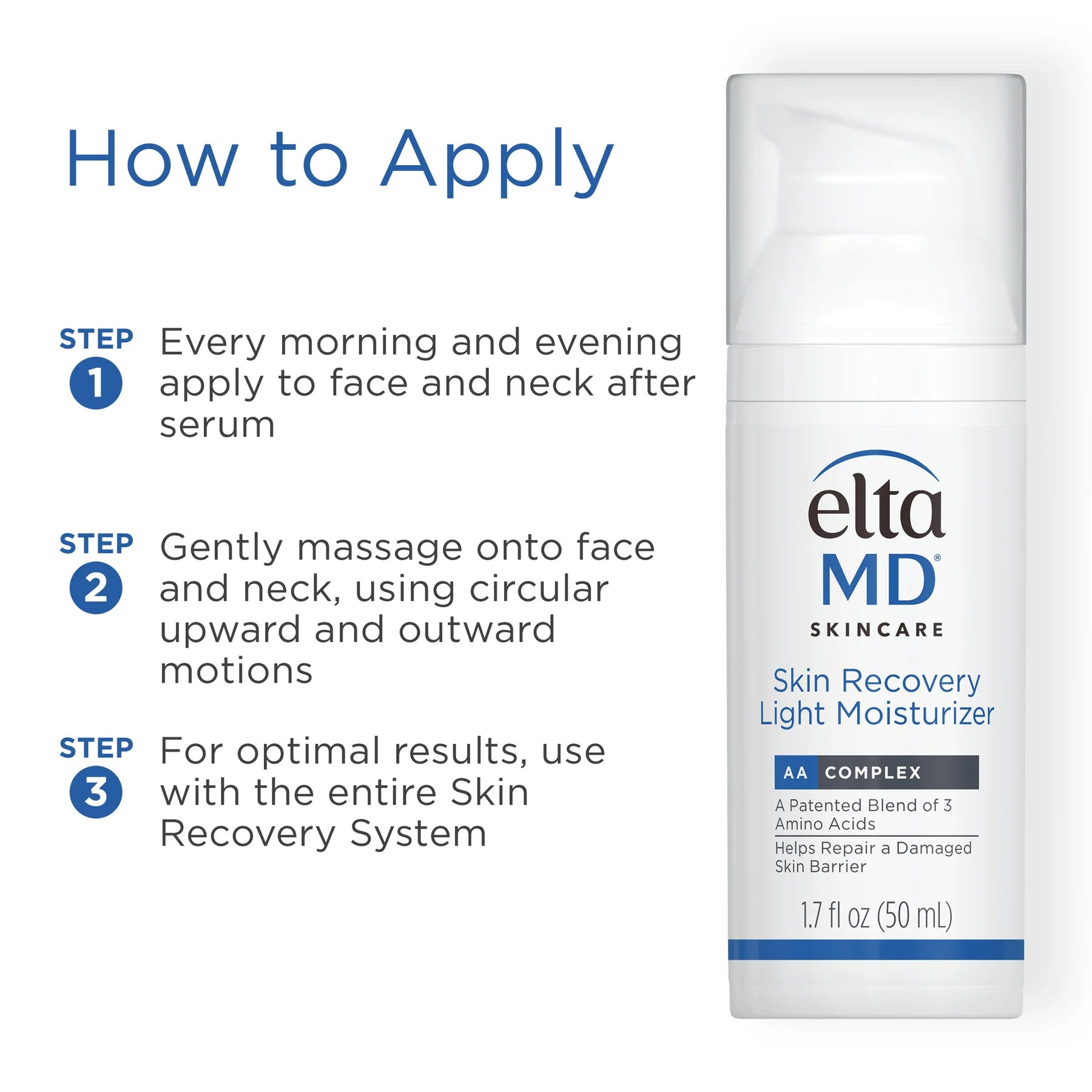 Elta MD moisturiser EltaMD Skin Recovery Light Moisturizer