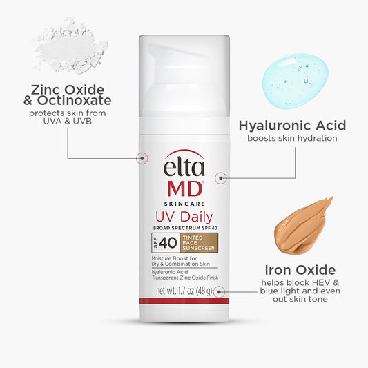 Elta MD sunscreen EltaMD UV Daily Tinted Broad Spectrum SPF 40