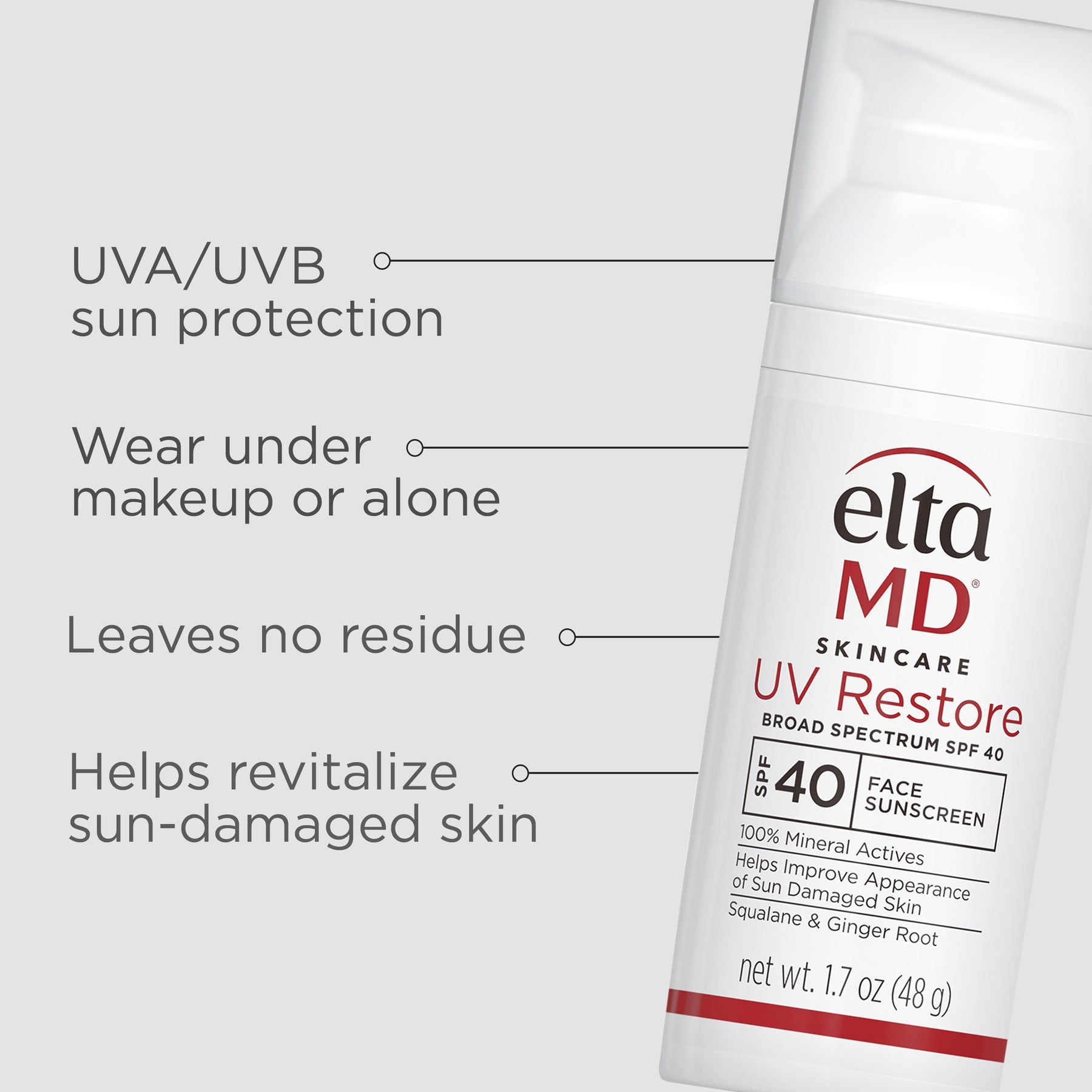 Elta MD sunscreen EltaMD UV Restore Untinted SPF40