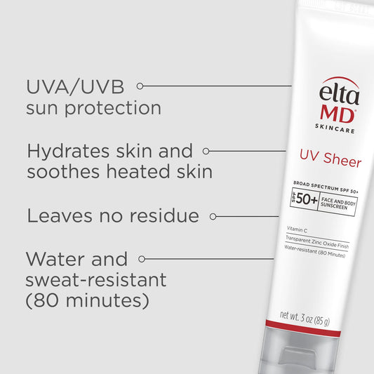 Elta MD sunscreen EltaMD UV Sheer Broad Spectrum SPF 50+