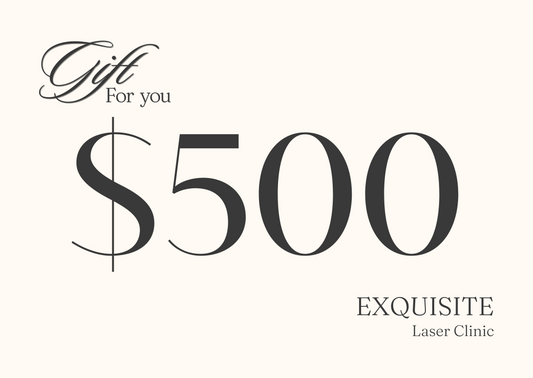 Exquisite Laser Clinic Gift Card $500.00 Gift Card