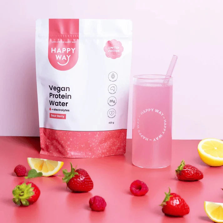 Exquisite Laser Clinic  Happy Whey - Sour Berry Vegan Protein Water 420g