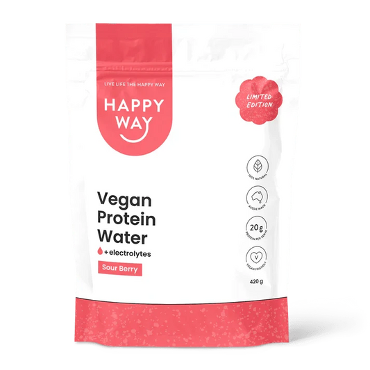 Happy Whey - Sour Berry Vegan Protein Water 420g - Exquisite Laser Clinic 
