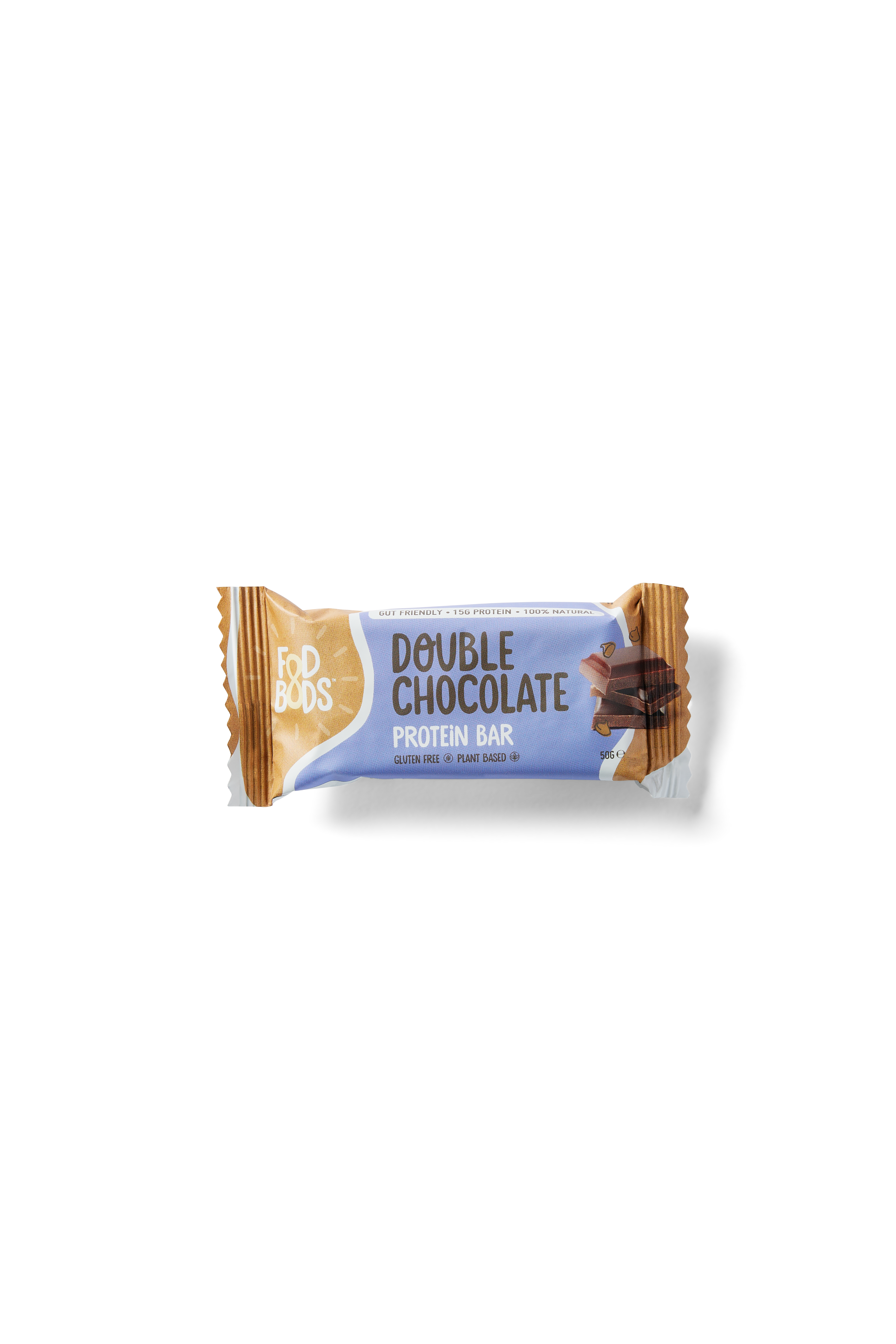 FOD BODS Bars FODBODS Low FODMAP Double Choc 50g Bars
