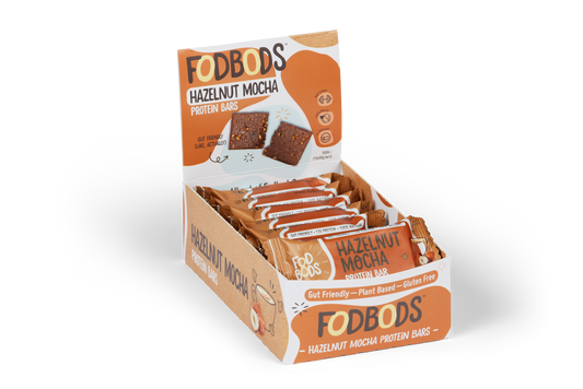 FOD BODS Bars FODBODS Low FODMAP HAZELNUT MOCHA 50g