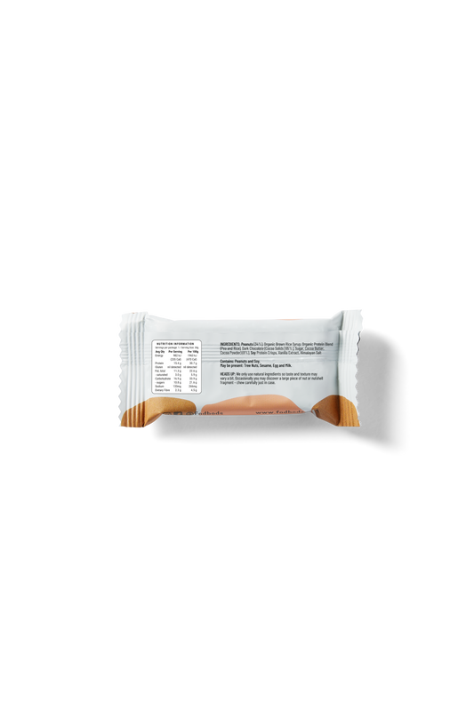 FOD BODS Bars FODBODS Low FODMAP Peanut Choc Chunk 50g