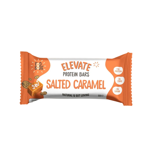 FOD BODS Bars Salted Caramel ELEVATE Protein Bars 55g