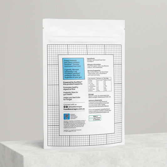 Freed Fibre FREED Prebiotic Gut Fibre - 100% Sunfiber (PHGG)