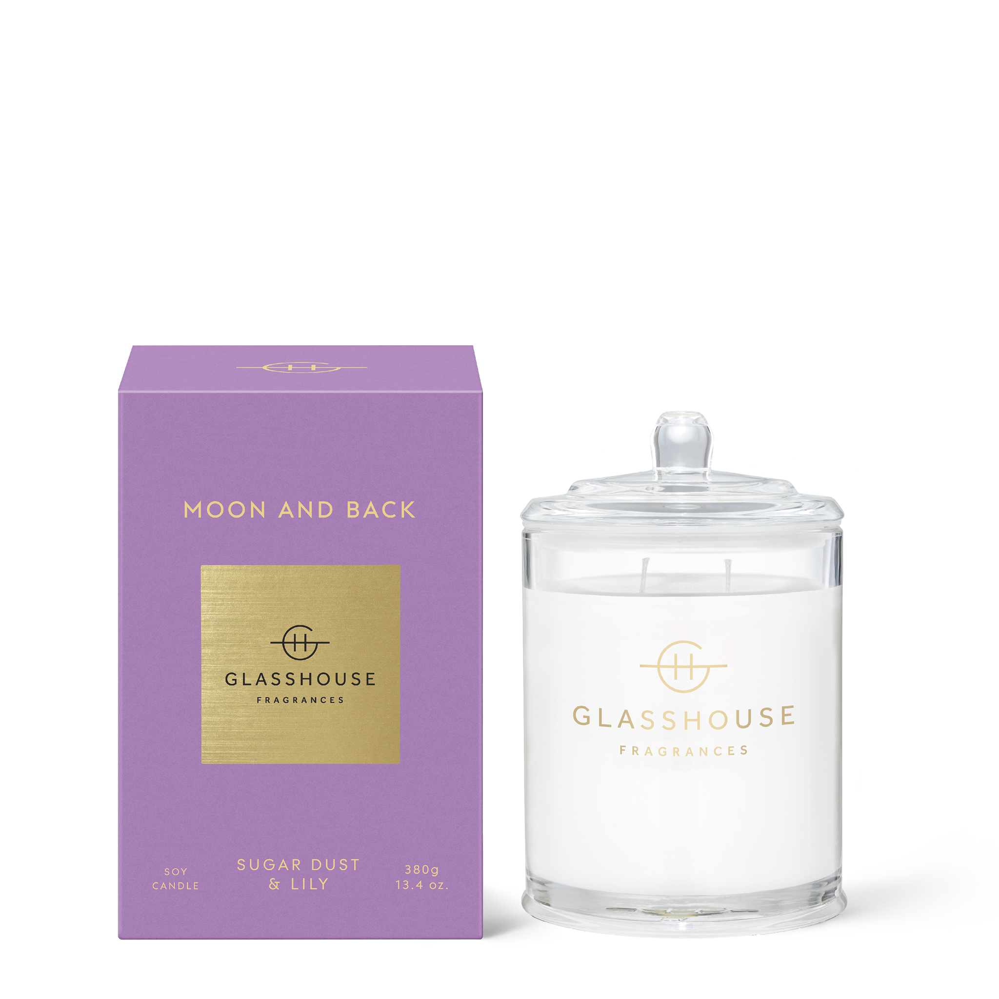 Glasshouse Fragrance Candle Glasshouse Candle Moon and Back 380g