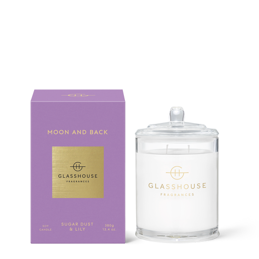 Glasshouse Fragrance Candle Glasshouse Candle Moon and Back 380g