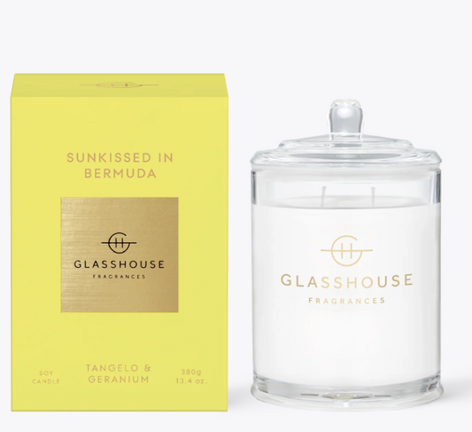 Glasshouse Fragrance candle Glasshouse Candle Sunkissed in Bermuda **Limited Edition**