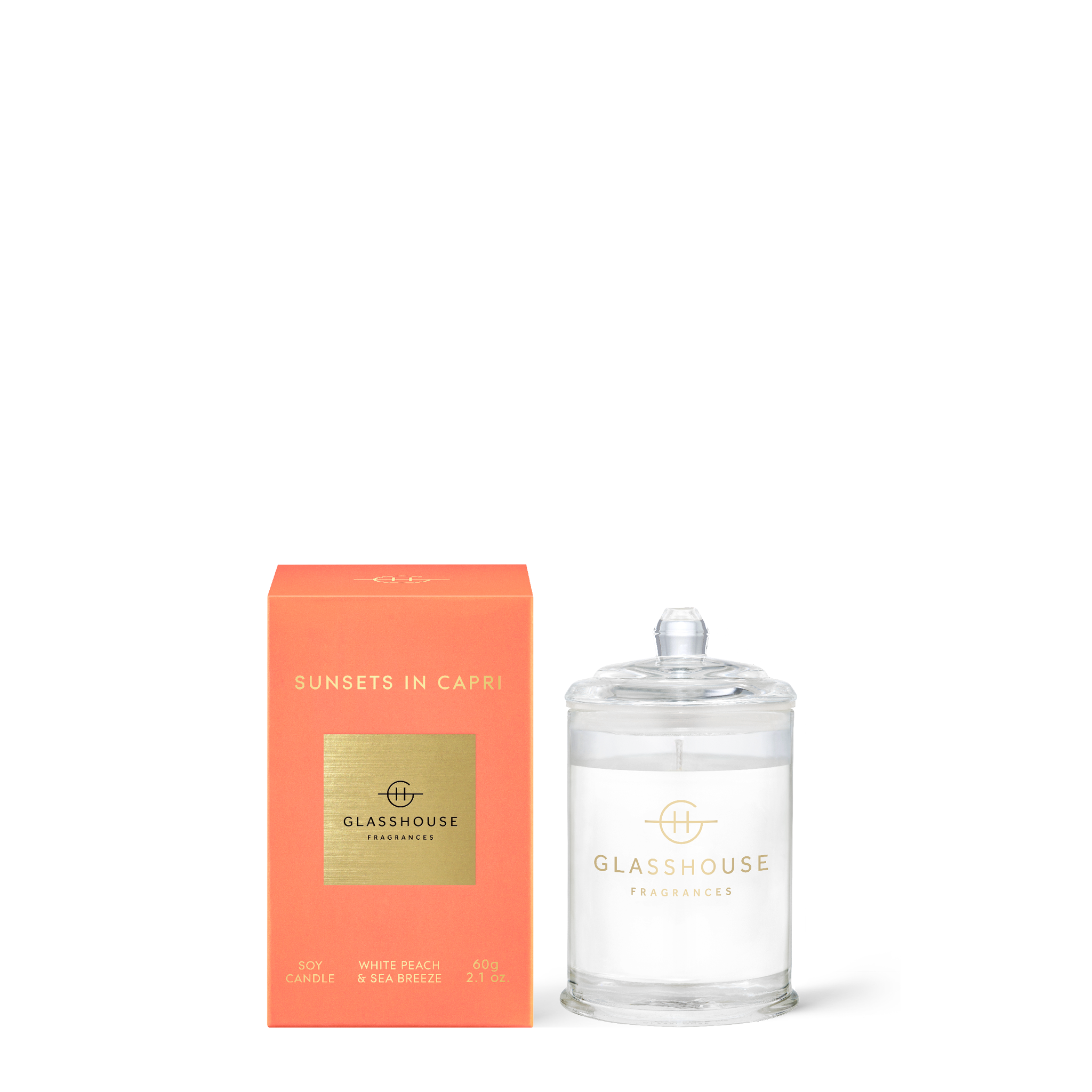 Glasshouse Fragrance candle 60g Glasshouse Candle Sunsets in Capri