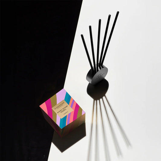 Glasshouse Fragrance diffuser Gunmetal**Pre Order** Glasshouse Scent Scene Stand - Vessel