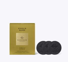 Glasshouse Fragrance Fragrance accessories Kyoto in Bloom (3 Disks) Glasshouse Car Diffuser Replacement Scent Disks