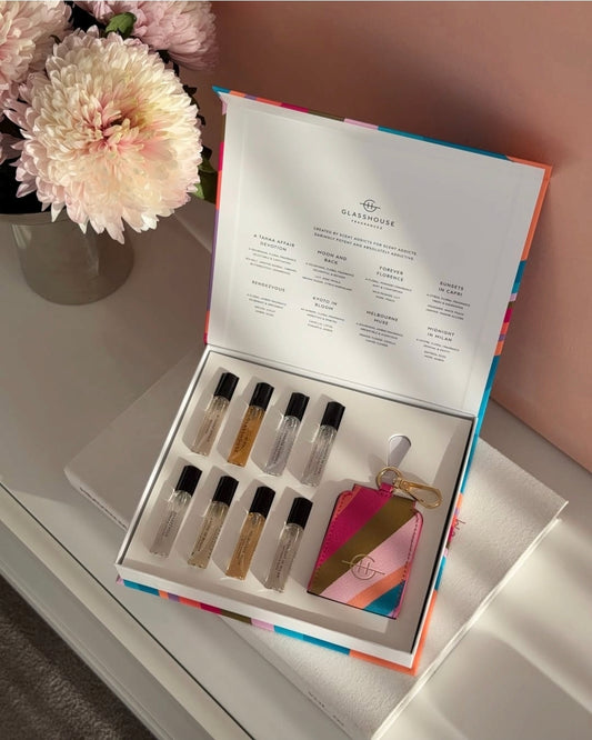 Glasshouse Fragrance fragrance Glasshouse Fragrance Library with keyring