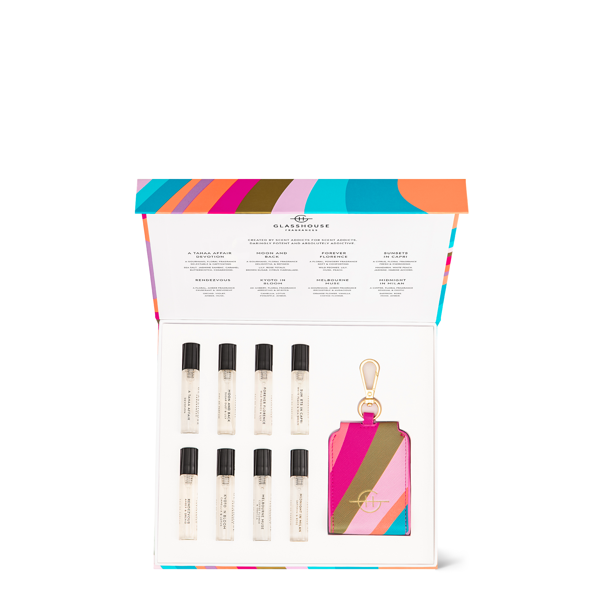 Glasshouse Fragrance fragrance Glasshouse Fragrance Library with keyring