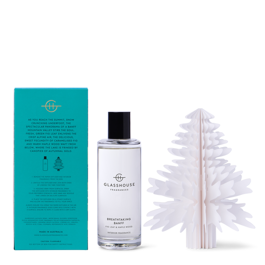 Glasshouse Fragrance home fragrance Glasshouse Interior Fragrance & Paper Diffuser - Breathtaking Banff **Last ones**