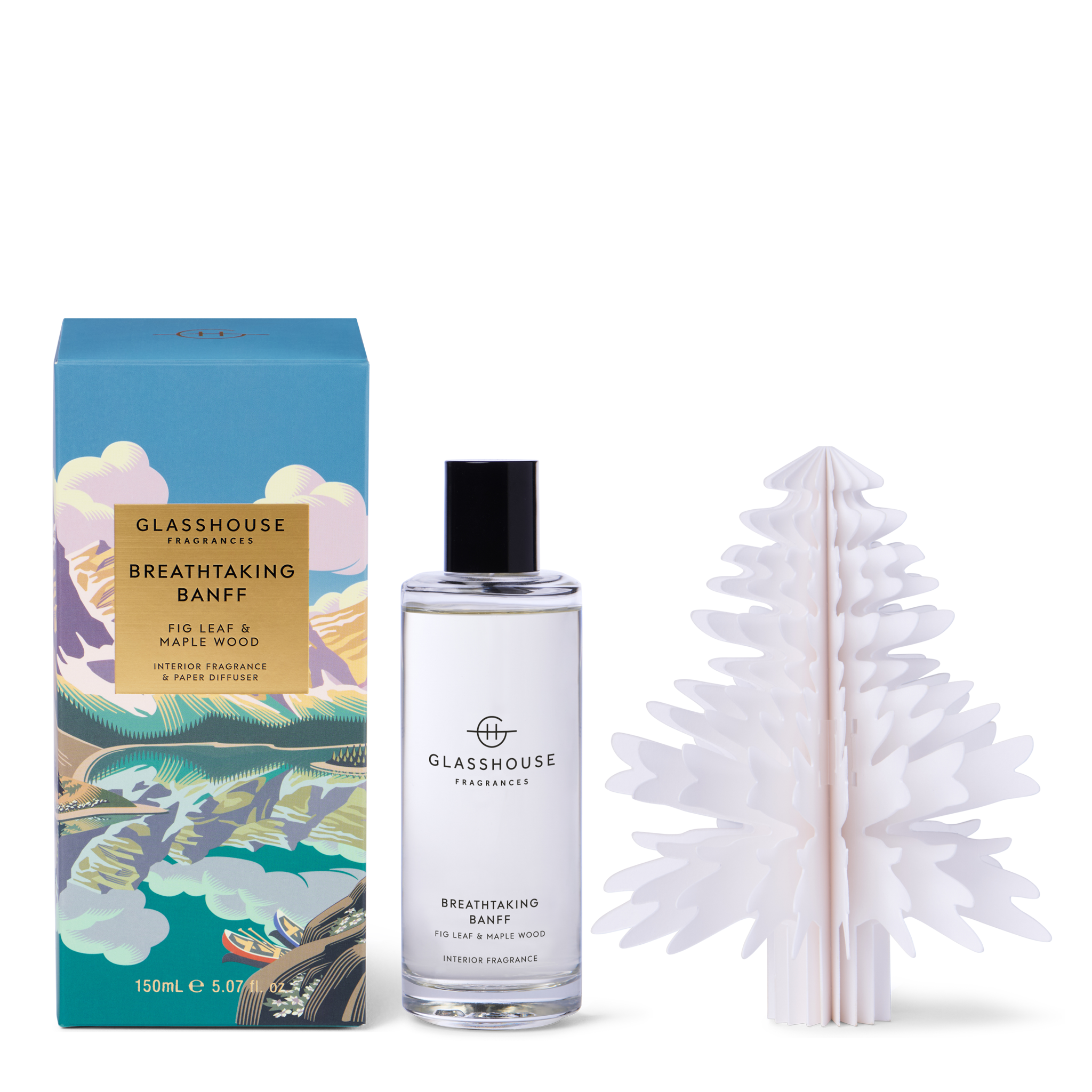 Glasshouse Fragrance home fragrance Glasshouse Interior Fragrance & Paper Diffuser - Breathtaking Banff **Last ones**