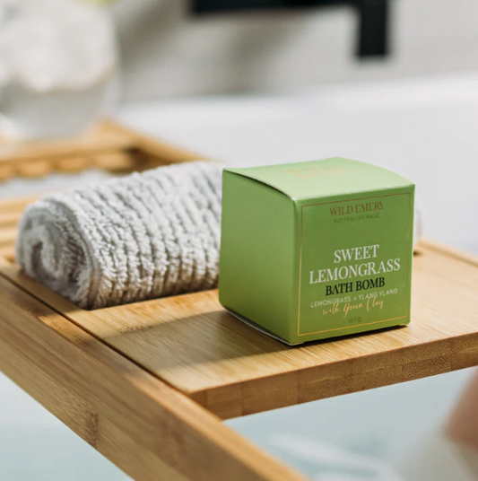HA Naturally bath bomb Sweet Lemongrass Wild Emery Bath Bomb