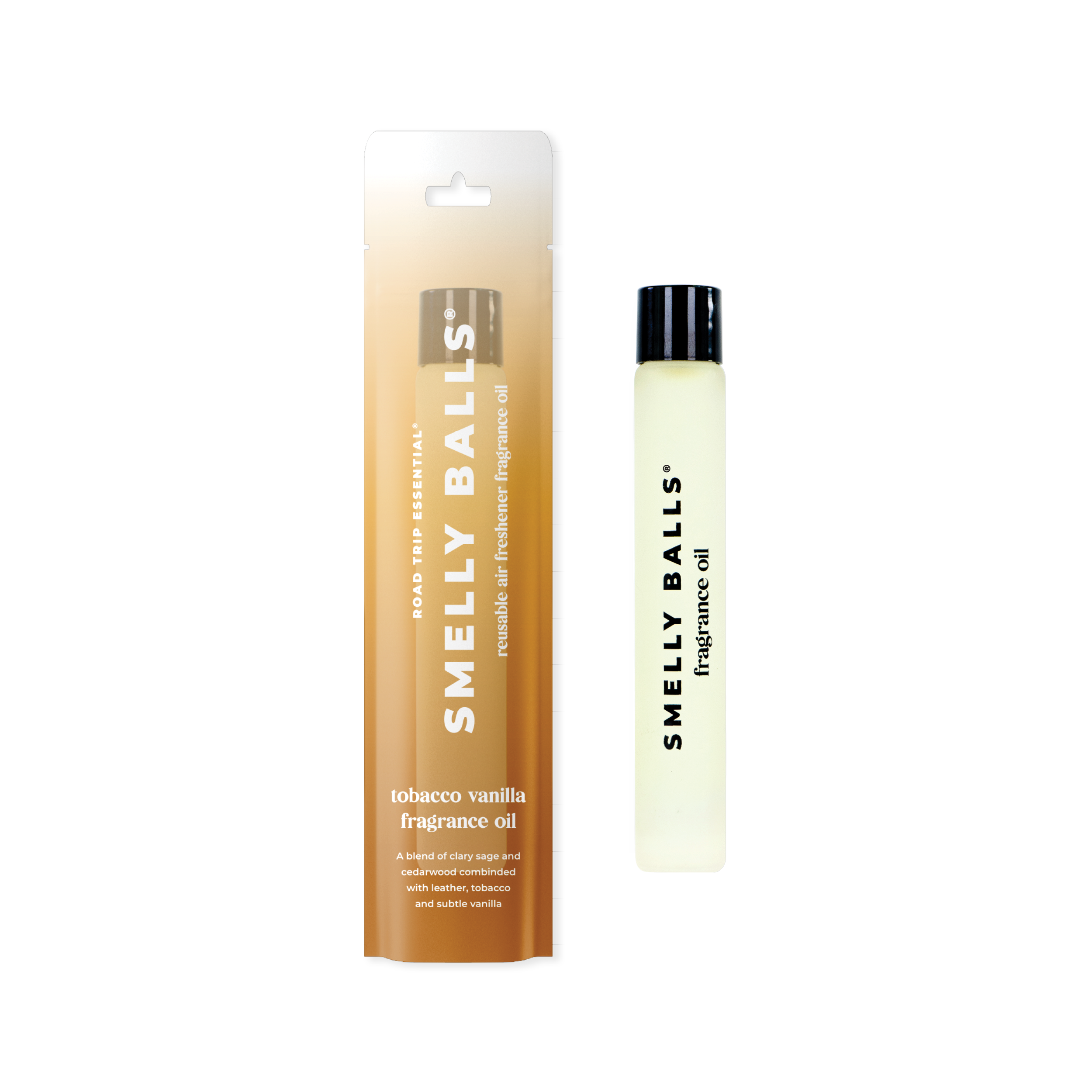 HA Naturally car diffuser Tobacco Vanilla Smelly Balls Fragrance Oil Refill 15mL
