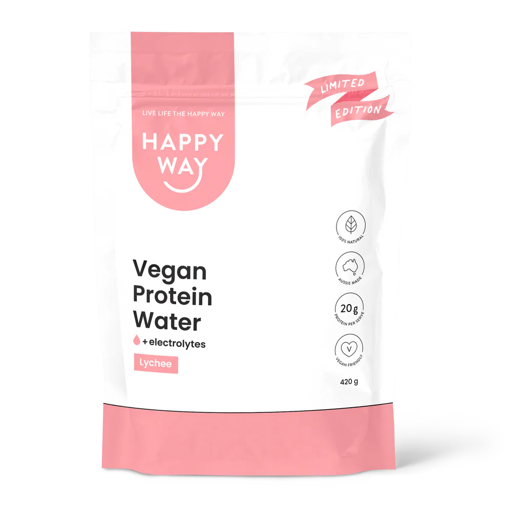 Happy Way Plant Protein Happy Way - Lychee Vegan Protein Water 420g