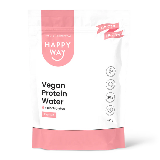 Happy Way Plant Protein Happy Way - Lychee Vegan Protein Water 420g
