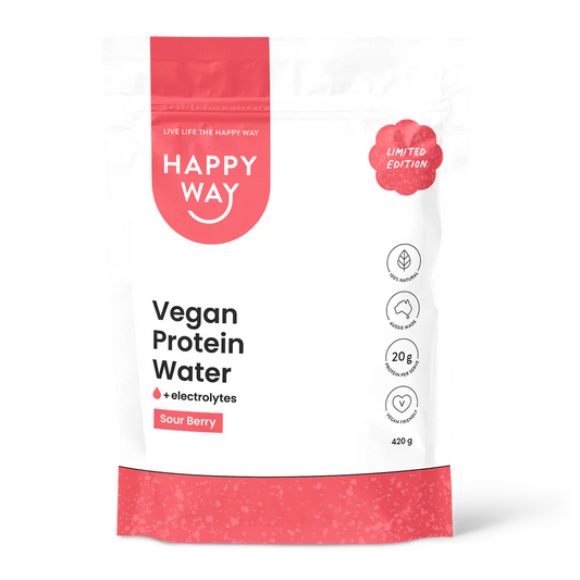 Happy Way - Sour Berry Vegan Protein Water 420g - Exquisite Laser Clinic 