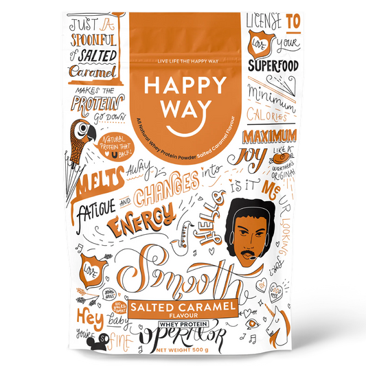 Happy Way Whey Protein Happy Way Whey Protein Powder Salted Caramel 500g