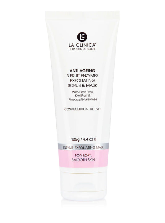 La Clinica face mask LA CLINICA Anti Ageing 3 Fruit Enzyme Exfoliating Scrub & Mask 125g