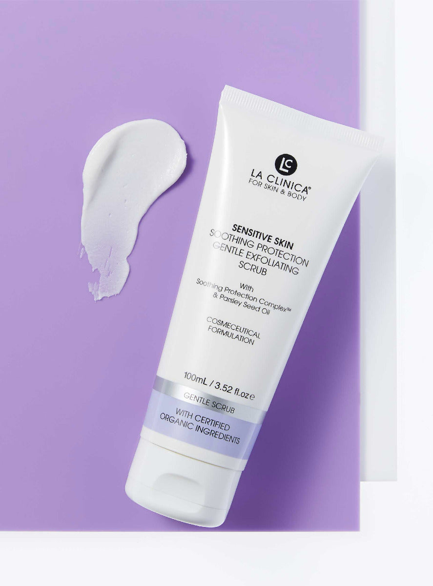 La Clinica Sensitive Skin Scrub LA CLINICA Sensitive Skin Soothing Protection Gentle Exfoliating Scrub 100ml