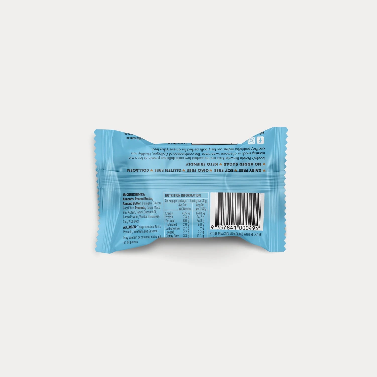 LOCAKO Bars Locako | Brownie Ball Almond Butter Cookie Dough