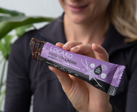 LOCAKO Bars Locako Keto Collagen Brownie Bite - Vanilla Hazelnut (x15)