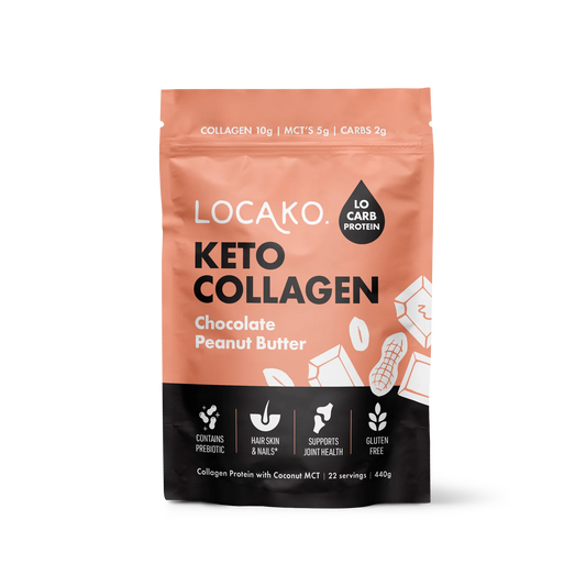 LOCAKO Coffee Creamer Locako Chocolate Peanut Butter- Collagen Protein  (440g)