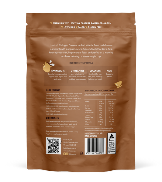 LOCAKO Coffee Creamer Locako Collagen Creamer - Focus - Decadent Chocolate