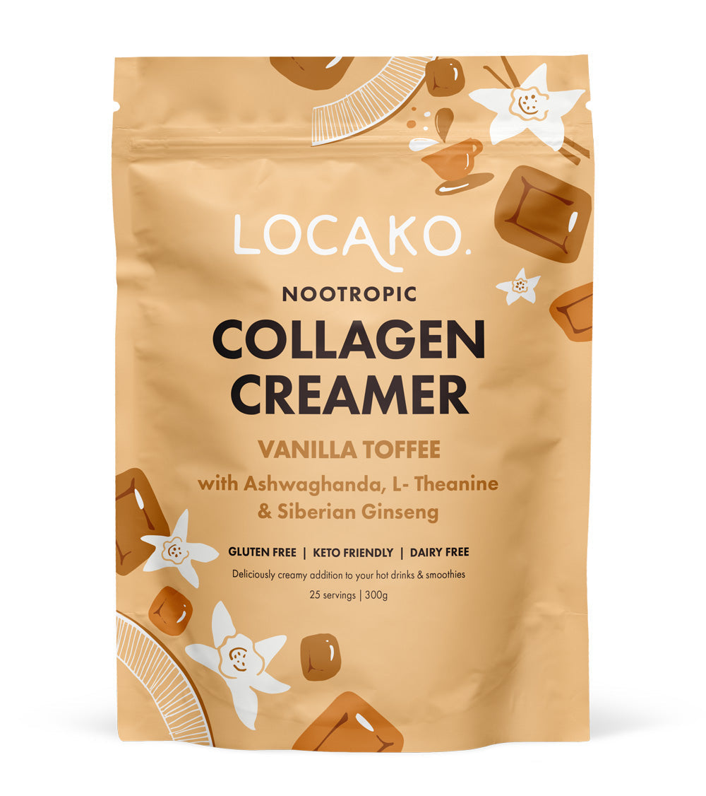 LOCAKO Coffee Creamer Locako Collagen Creamer - Nootropic - Vanilla Toffee