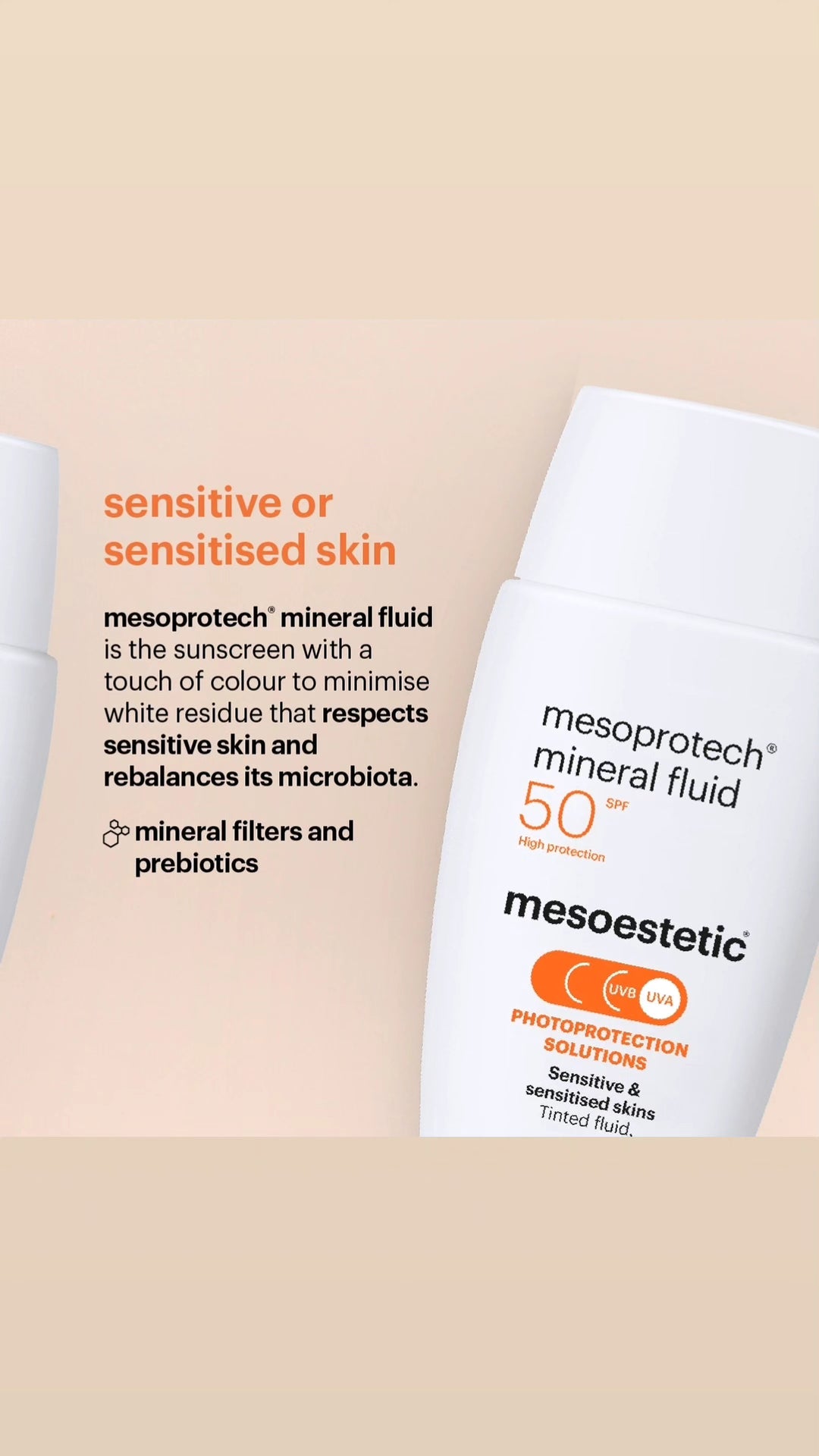 mesoestetic skin care Mesoestetics Mineral Fluid SPF50+