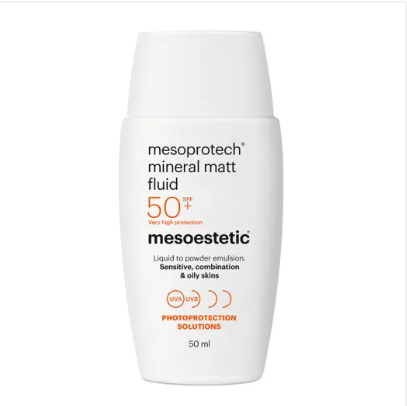 mesoestetic skin care Mesoestetics Mineral Fluid SPF50+