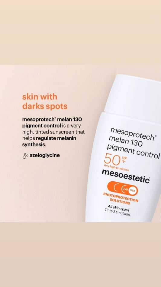 mesoestetic skincare Mesoestetic Mesoprotech Melan 130 Pigment Control Sun Protection
