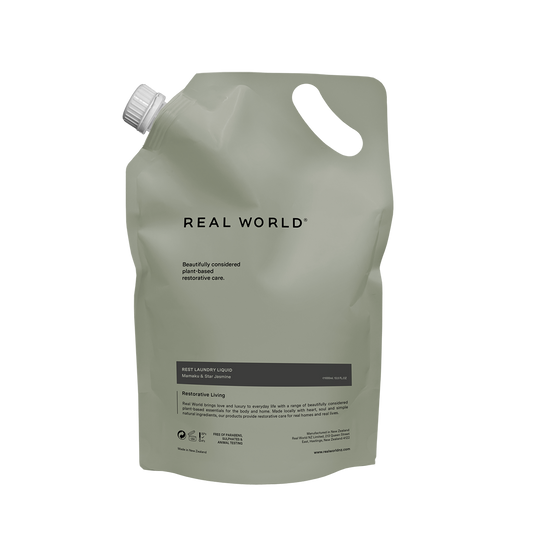 Real World home fragrance 1000ml Real World Rest Laundry Liquid - Mamaku & Star Jasmine