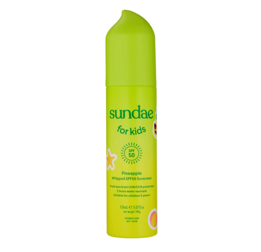 Sundae Skincare SUNDAE Sunscreen KIDS Pineapple 150ML SPF 50