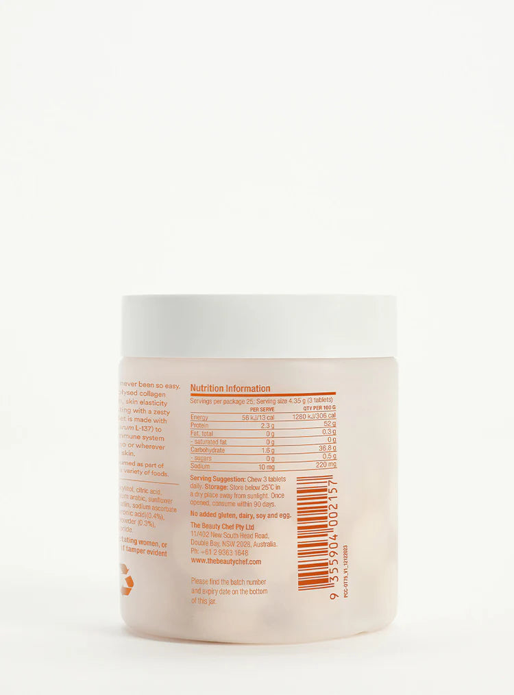 The Beauty Chef supplements The Beauty Chef Plumpers Collagen Chewables **Expiry 03/26**