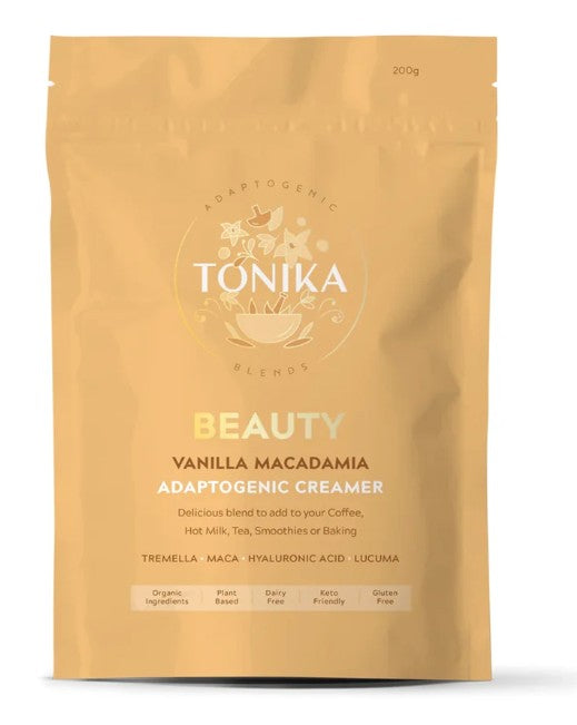 Tonika Adaptogenic Creamer Vanilla Macadamia 200g - Exquisite Laser Clinic 