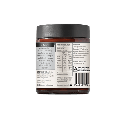 Tonika Powder TONIKA Organic Shilajit Mineral Powder - THE HAPPINESS