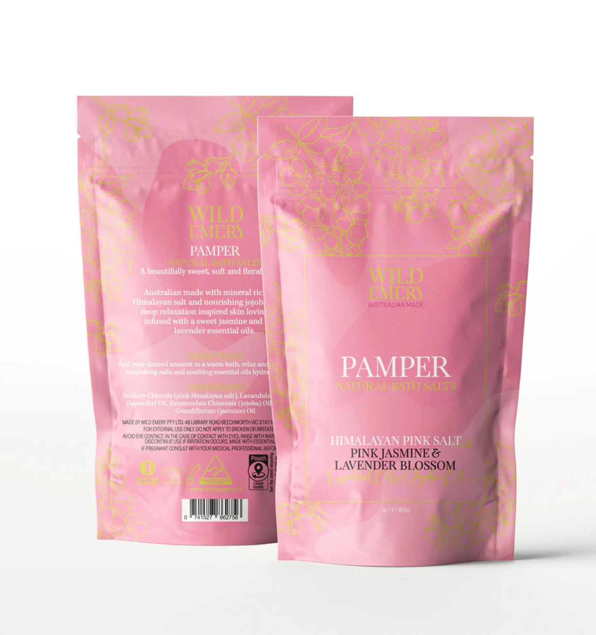 Wild Emery Bath Salts Bath Salts - Pamper 180g