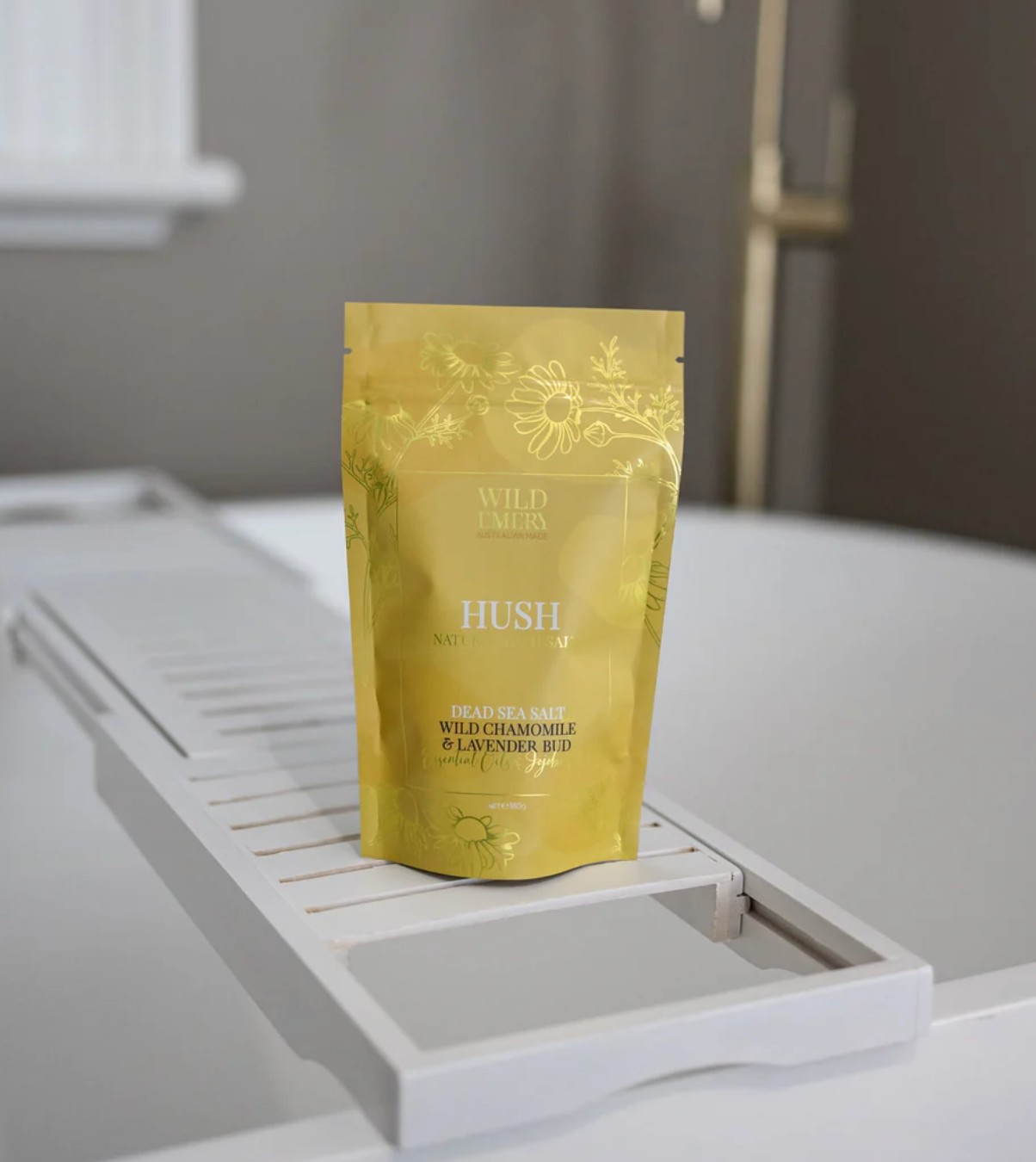 Wild Emery Bath Salts Hush Natural Bath Salts 180g