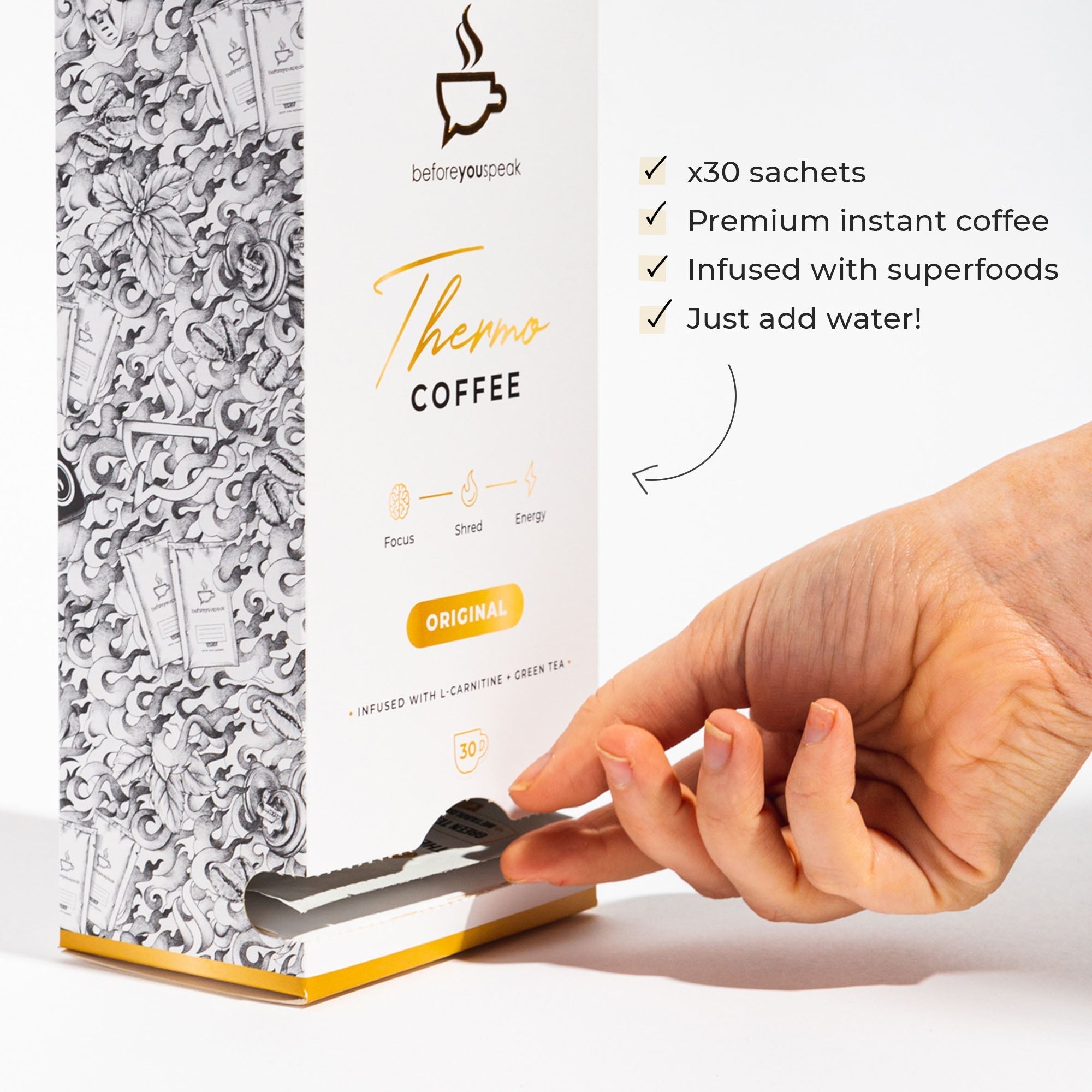 BEFORE YOU SPEAK Coffee BEFORE YOU SPEAK Thermo Coffee Original