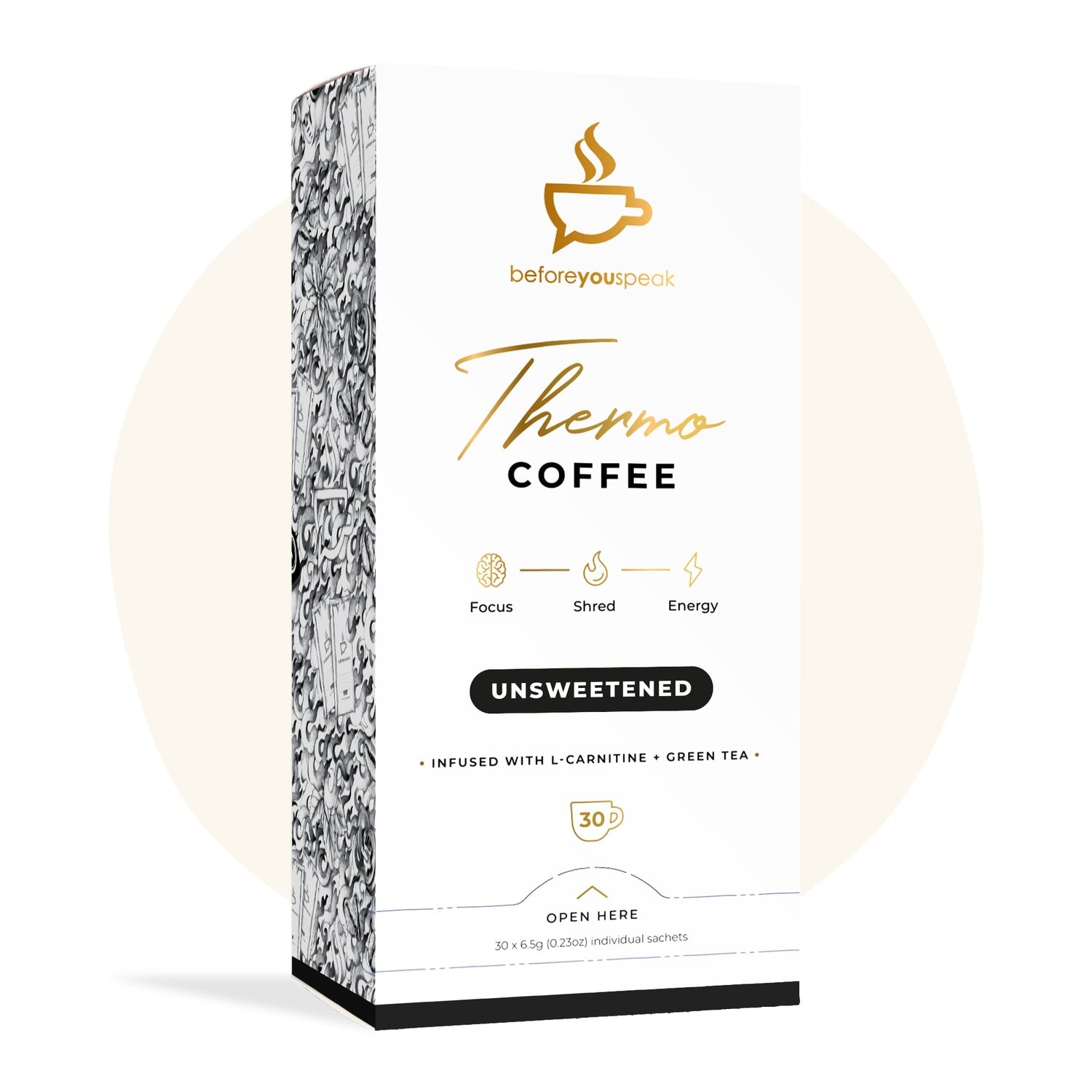 BEFORE YOU SPEAK Coffee BEFORE YOU SPEAK Thermo Coffee UNSWEETENED